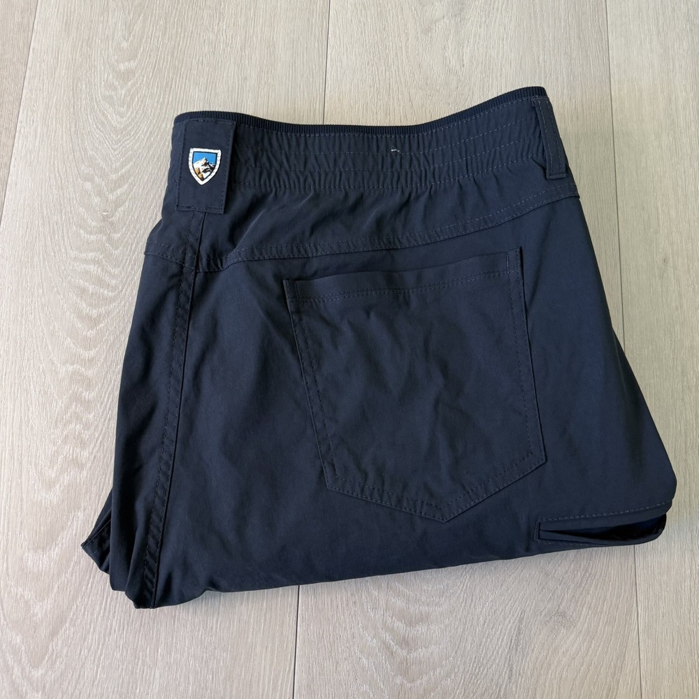 Kuhl Renegade Recon Pants Stretch Hiking Gorpcore 42x30 Mens Blue Trail Outdoors